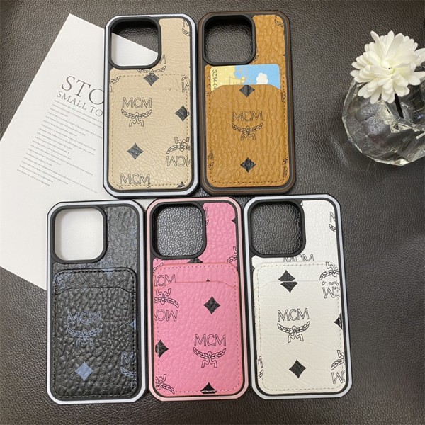 Mcm iPhone13/14/15 16 Pro Max Wallet Flip CaseShockproof Protective Designer iPhone 15 16 CaseLuxury Case Back Cover schutzhülleiphone 14 15 16 Custodia Hulle Funda