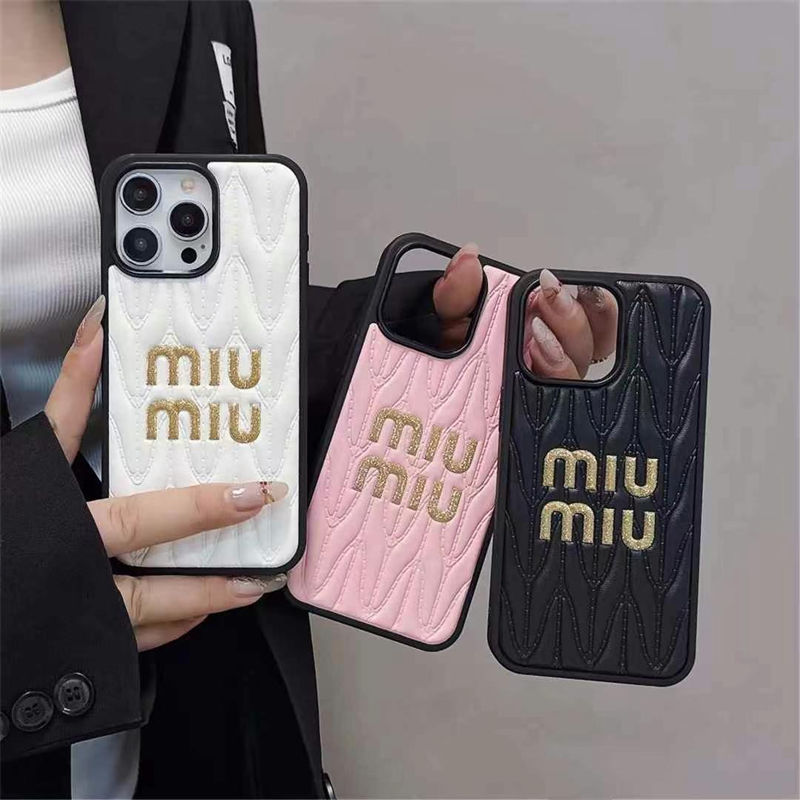 MiuMiu Luxury designer iPhone 16 plus 15 pro max 16 15 14 case coque cover Shockproof Protective Designer iPhone 15 16 Case Fashion Brand Full Cover housseLuxury Case Back Cover schutzhülle