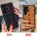 MCM luxury galaxy s23 plus ultra s22 s21 s20 case leather monogram iPhone 14 pro max 13 12 11 x xs xr 8 7 cover designer shell for Man Women Girls
