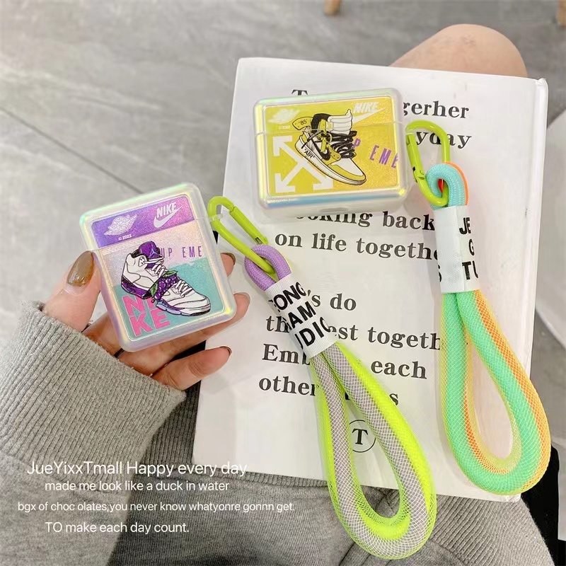 Nike Jordan Off-White Supeme luxury airpods pro 2 2022 3 pro 2 1 case monogram strap shoes monogram cover fashion brand TWS bluetooth earbuds accessories