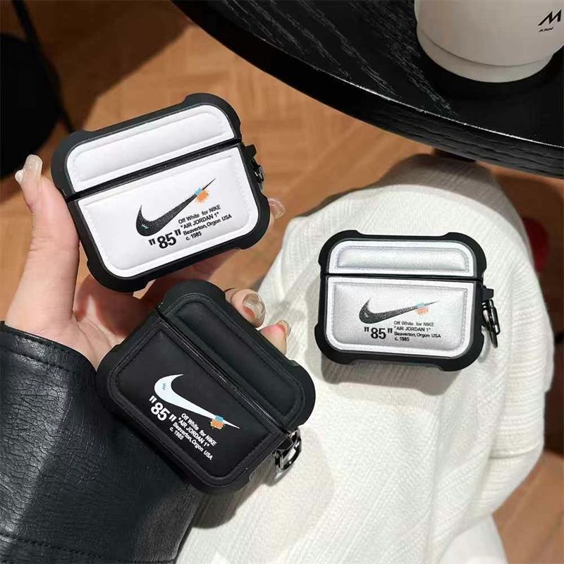 Nike Charging Case schutzhülle Replacement Compatible with AirPod 1st 2nd 3rd 4rd pro 2nd  AirPods4 Case Custodia Hulle Funda airpods Waterproof Case Shock Proof Protective Cover Nike Wireless Charging Airpods4 pro 4 2 3 1 Earbuds Case Cover Skin Shell 