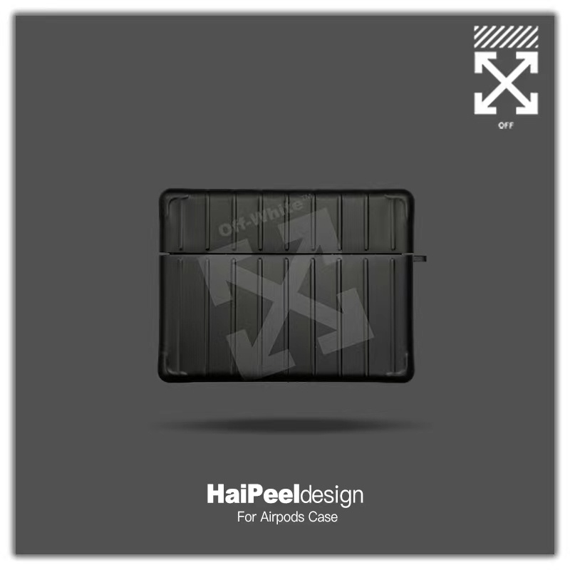 Off-White luxury airpods pro 2 3 pro 2 1 suitcase 2022 monogram cover fashion TWS bluetooth earbuds accessories