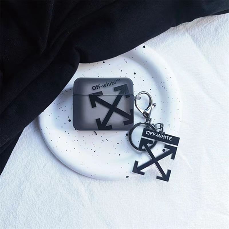 Off-White Wireless Charging Case for AirPods 1 2 3 pro pro2Charging Case  schutzhülle Replacement Compatible with AirPod 1st 2nd 3rd pro 2ndAirPods Case Custodia Hulle Fundaairpods Waterproof Case Shock Proof Protective Cover