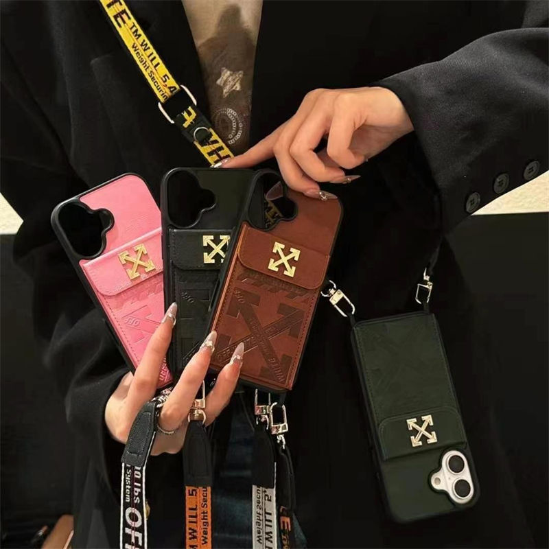 Off-White iPhone 16 pro/16 plus/15/14/13/12/11 PRO Max xr/xs case hülle Cover  Luxury iPhone 16 15 Pro max 14 13 Case Back Cover coque  ledertasche original luxury fake case iphone16 pro max 14 15/15 16 plus pro max shell  Fashion Brand Full Cover housse