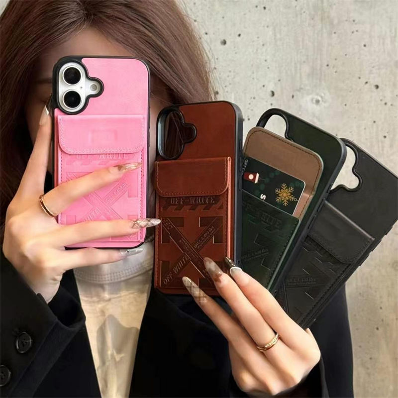Off-White iPhone 16 pro/16 plus/15/14/13/12/11 PRO Max xr/xs case hülle Cover  Luxury iPhone 16 15 Pro max 14 13 Case Back Cover coque  ledertasche Shockproof Protective Designer iPhone 15 16 Case  Fashion Brand Full Cover housse