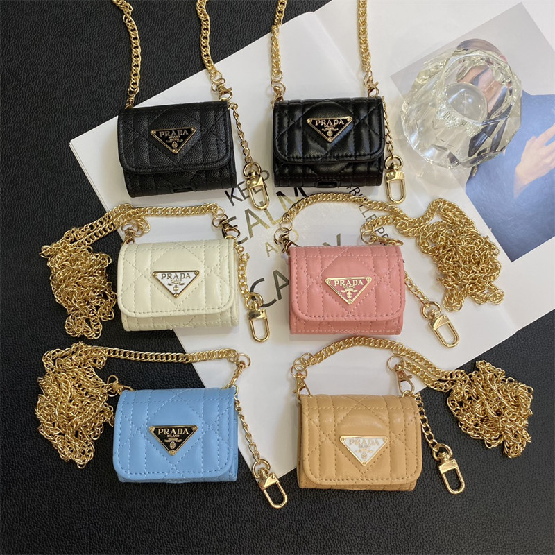 Prada Luxury Designer Airpods pro2 4 3 2 Protective Case Cover hülle coqueAirPods Case Custodia Hulle Fundaairpods Waterproof Case Shock Proof Protective CoverWireless Charging Airpods pro 4 2 3 1 Earbuds Case Cover Skin Shell