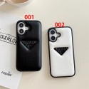 Prada Luxury iPhone 16 15 Pro max 14 13 Case Back Cover coque  ledertasche Fashion Brand Full Cover housse Luxury Case Back Cover schutzhülle iphone 14 15 16 Custodia Hulle Funda 