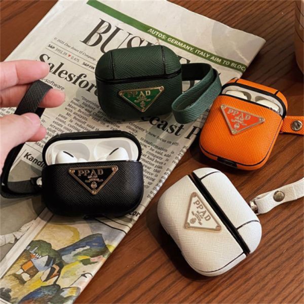 Prada Wireless Charging Case for AirPods4 pro pro2 3 2  Charging Case schutzhülle Replacement Compatible with AirPod 1st 2nd 3rd 4rd pro 2nd  Luxury Designer Airpods 4 pro2 4 3 2 Protective Case Cover hülle coque  Wireless Charging 