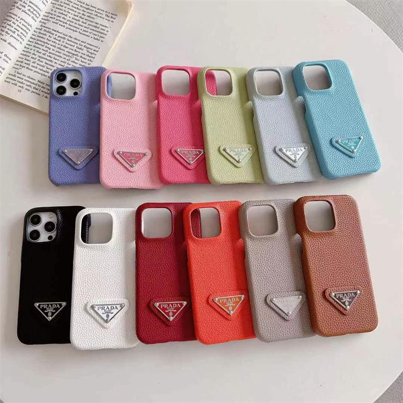 Prada  Shockproof Protective Designer iPhone 15 16 Case  original luxury fake case iphone16 pro max 14 15/15 16 plus pro max shell  Fashion Brand Full Cover housseLuxury Case Back Cover schutzhülle