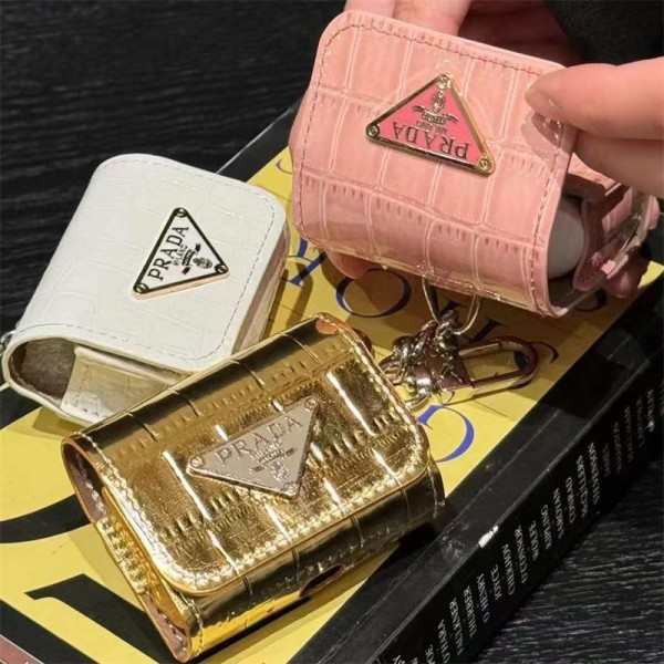 Prada Wireless Charging Case for AirPods4 pro pro2 3 2 Charging Case schutzhülle Replacement Compatible with AirPod 1st 2nd 3rd 4rd pro 2nd airpods Waterproof Case Shock Proof Protective Cover Prada Wireless Charging 