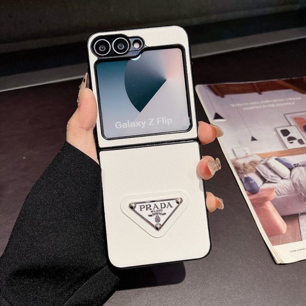 Prada Galaxy Z Flip 7 4 5 6 5G Case coque hulle  Luxury designer samsung phone case hülle coque galaxy z flip fold 7 6 5 4 3 2  samsung z flip 6 5 4 Case Custodia Hulle Funda Luxury samsung z flip 7 6 5 4 3 fold 4 5 6 7 phone case Case Back Cover 