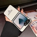 Prada Galaxy Z Flip 7 4 5 6 5G Case coque hulle  Luxury designer samsung phone case hülle coque galaxy z flip fold 7 6 5 4 3 2  samsung z flip 6 5 4 Case Custodia Hulle Funda Luxury samsung z flip 7 6 5 4 3 fold 4 5 6 7 phone case Case Back Cover 
