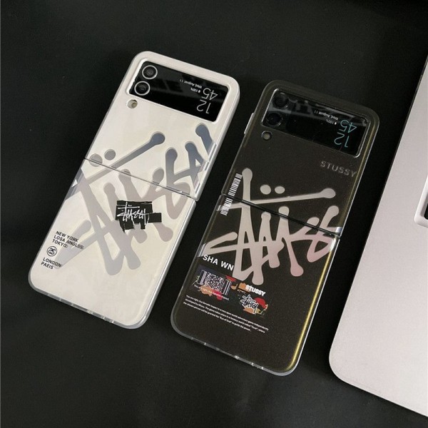 Stussy Phone case Shell for samsung z flip 5 4 fold4 3 Luxury Case Back Cover schutzhülleFashion Brand Full CoverLuxury samsung z flip 5 4 3 fold 4 5 phone case Case Back Cover schutzhülle