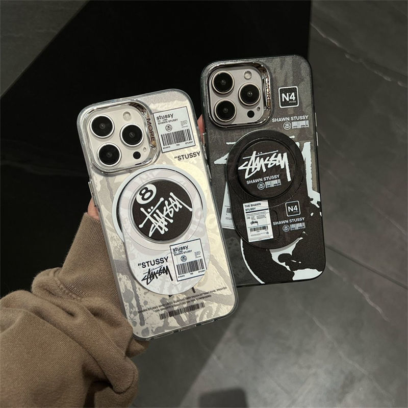 Stussy iPhone 16 pro/16 plus/15/14/13/12/11 PRO Max xr/xs case hülle Cover iPhone 16e/13/14/15 16 Pro Max Wallet Flip Case  Shockproof Protective Designer iPhone 15 16 Case Luxury Case Back Cover schutzhülle