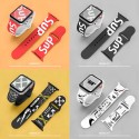 Supreme Nike Kaws Off-White Jordan luxury Apple Watch 8/7/se2/ultra/SE/6/5/4/3/2/1 band apple strap EVA NASA KOBE CURRY strap monogram wristbands rope silicon bands