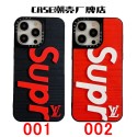 LV Supreme luxury monogram silicon cute case For iphone 14 Pro Max 13 12 11 cover 