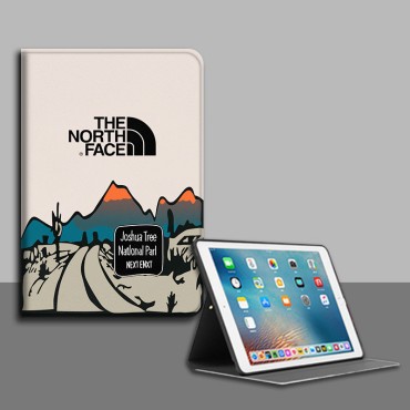 The North Face ipad 10th/pro 2022 case luxury mountain highway print ipad air5/4/mini6/5/9/pro 2021/2020 brand protection pen case women men cute cover