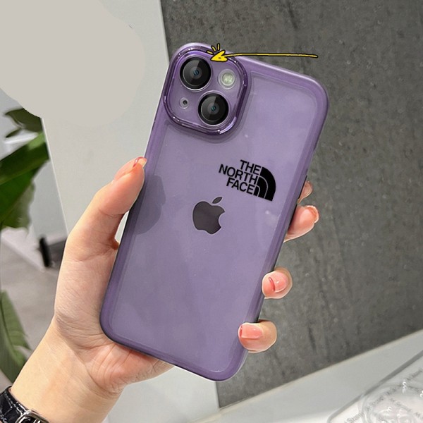 the north face luxury clear monogram color cute case For iphone 14 Pro Max se3 13 Mini Iphone 12 11 SE2 7 8 X Xr Xs cover 