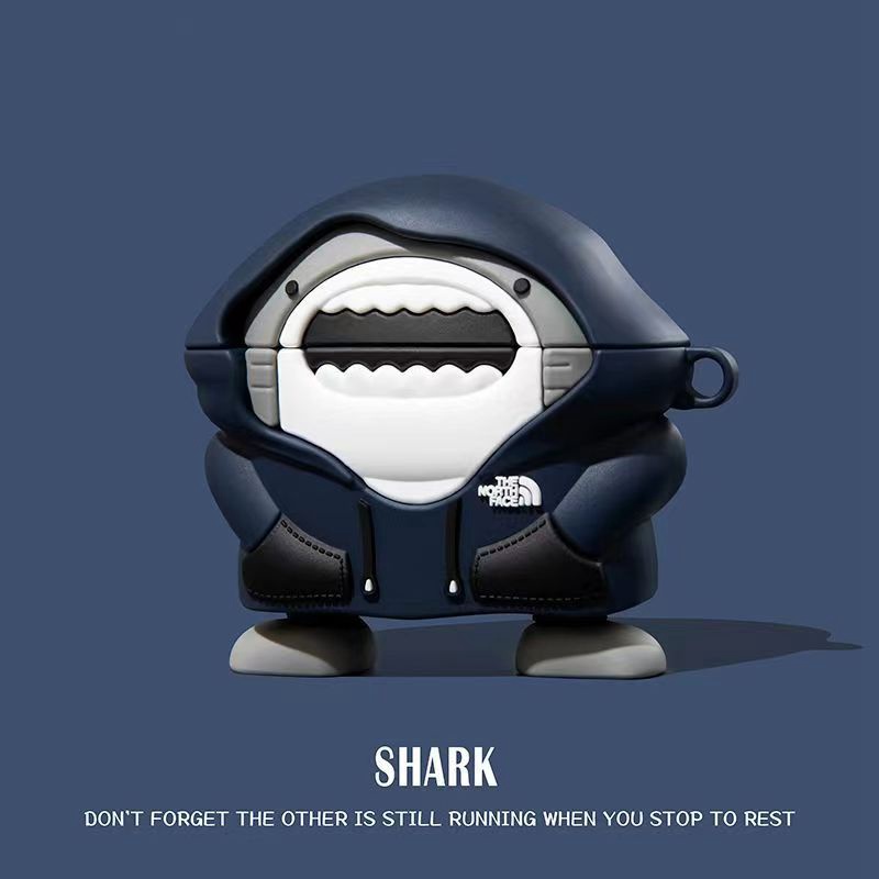 The North Face luxury airpods pro 2 3 pro 2 1 case shark monogram silicon Hoodie luxury cover Fashion Brand TWS Bluetooth Earbuds Accessories