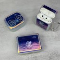 The North Face CLOT Luxury Apple AirPods Pro 2/3/Pro/2/1 Plating Case Protective Cover With Finger Ring Hanger