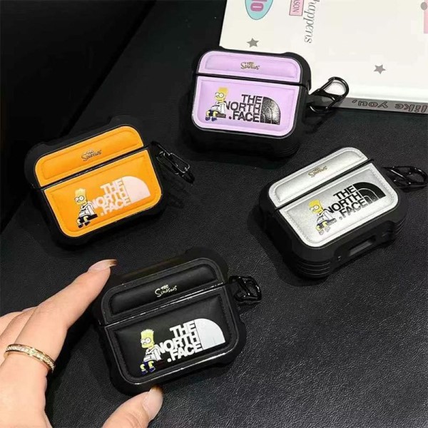 THE NORTH FACE Wireless Charging Case for AirPods4 pro pro2 3 2  Charging Case schutzhülle Replacement Compatible with AirPod 1st 2nd 3rd 4rd pro 2nd The North Face Luxury Designer Airpods 4 pro2 4 3 2 Protective Case Cover hülle coque 