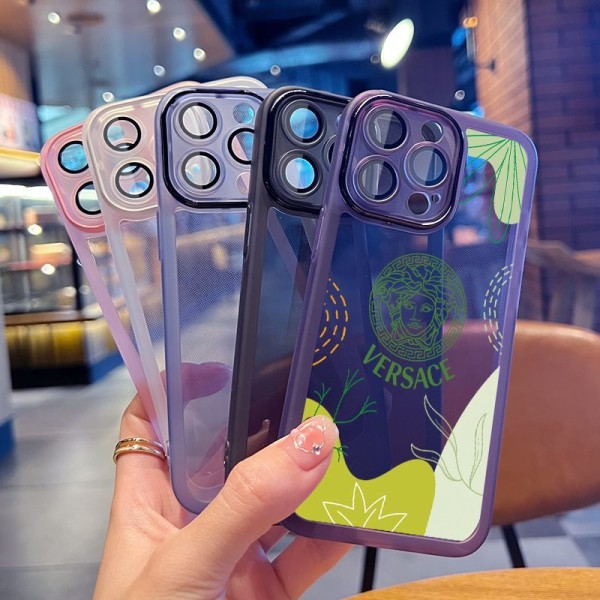 Versace Luxury iPhone 16 15 Pro max 14 13 Case Back Cover coque  ledertascheiPhone13/14/15 16 Pro Max Wallet Flip Caseoriginal luxury fake case iphone16 pro max 14 15/15 16 plus pro max shellLuxury Case