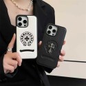 Chrome Hearts iPhone 16 pro/16 plus/15/14/13/12/11 PRO Max xr/xs case hülle Cover  Luxury iPhone 16 15 Pro max 14 13 Case Back Cover coque ledertasche original luxury fake case iphone16 pro max 14 15/15 16 plus pro max shell Cover