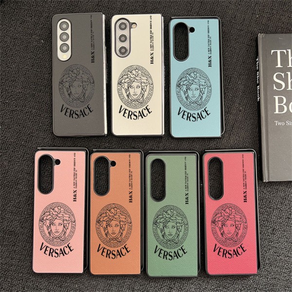 Versace Galaxy Z Fold 7 4 5 6 5G Case coque hulle  Phone case Shell for samsung z fold 7 6 5 4 fold4 3 6 5 7 Luxury Versace samsung z flip 6 5 4 fold 6 7 Case Back Cover schutzhülle Fashion Brand Full Cover 