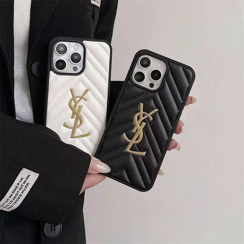 Ysl Luxury designer iPhone 16 plus 15 pro max 16 15 14 case coque coverLuxury iPhone 16 15 Pro max 14 13 Case Back Cover coque  ledertascheFashion Brand Full Cover housseLuxury Case Back Cover schutzhülle