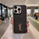 YSL Luxury designer iPhone 16 plus 15 pro max 16e 15 14 case coque coveriPhone 16 pro/16 plus/15/14/13/12/11 PRO Max xr/xs case hülle Cover iPhone 16e/13/14/15 16 Pro Max Wallet Flip Case  Shockproof Protective Designer iPhone 15 16 Case 