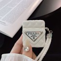 Prada Wireless Charging Case for AirPods4 pro pro2 3 2  AirPods4 Case Custodia Hulle Funda  airpods Waterproof Case Shock Proof Protective Cover Wireless Charging Airpods4 pro 4 2 3 1 Earbuds Case Cover Skin Shell 