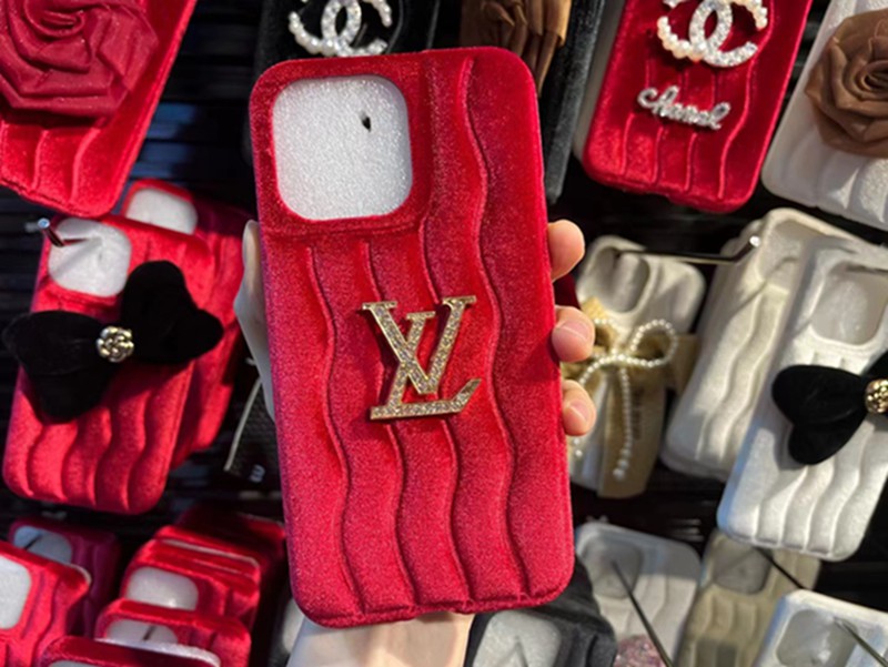 Chanel  hülle CoveriPhone13/14/15 Pro Max Wallet Flip  lv ysl  Case