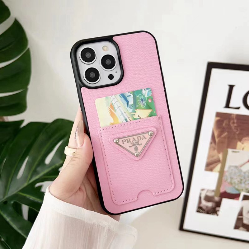   ledertascheoriginal luxury fake case iphone xr xs max 15/15 plus pro max shellFashion Brand Full Cover housseLuxury CasePrada 
