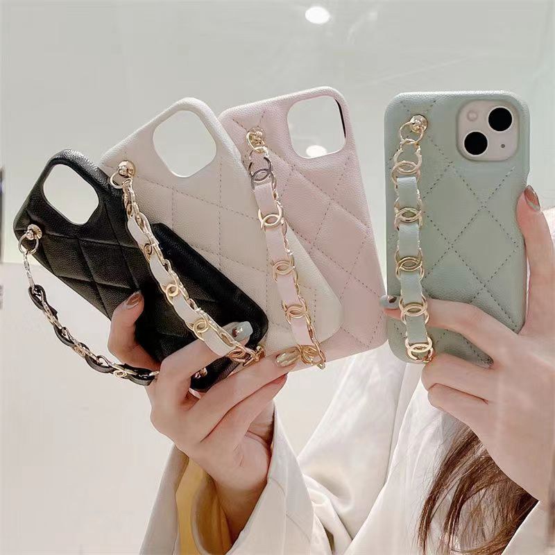 chanel iphone 15 pro ultra plus case luxury bag leather strap logo cover