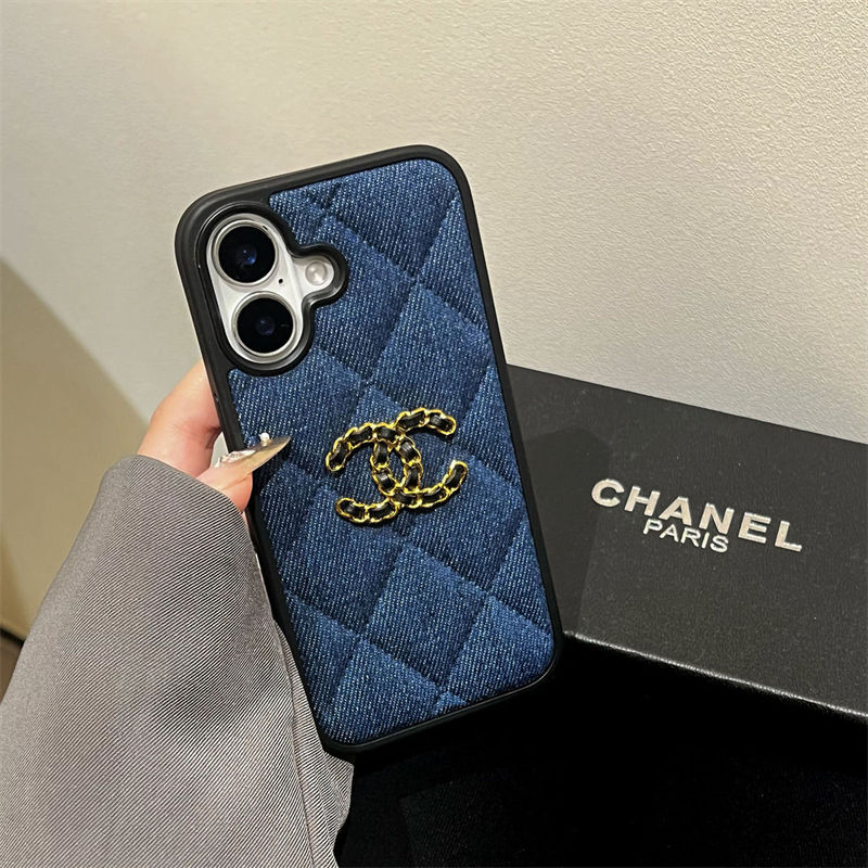 CHANEL iPhone 15 16 Case Luxury Case Back