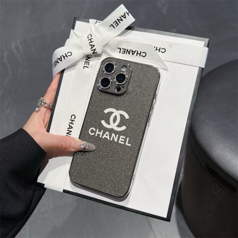 Chanel Luxury iPhone 16 15 Pro max 14 13 Case Back 