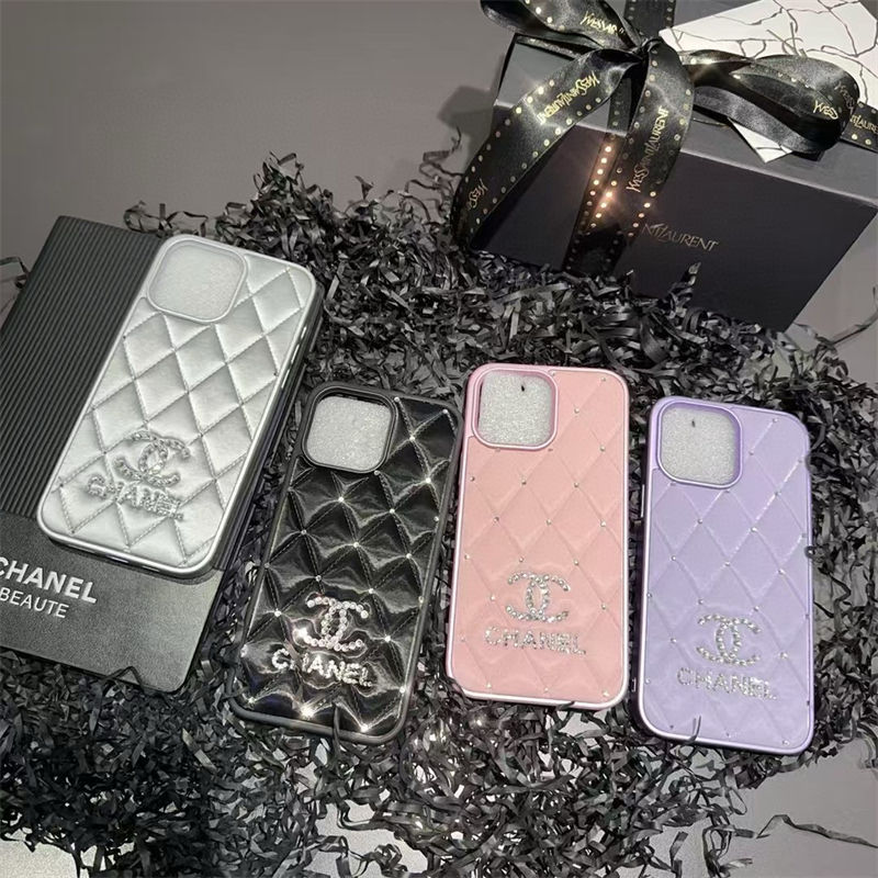 Chanel Luxury iPhone 16 15 Pro max 14 13 Case Back