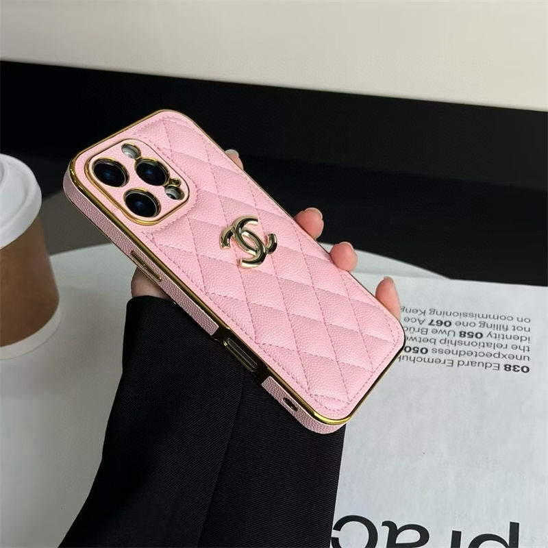 chanel Luxury iPhone 16e 15 Pro max 14 13 Case Back