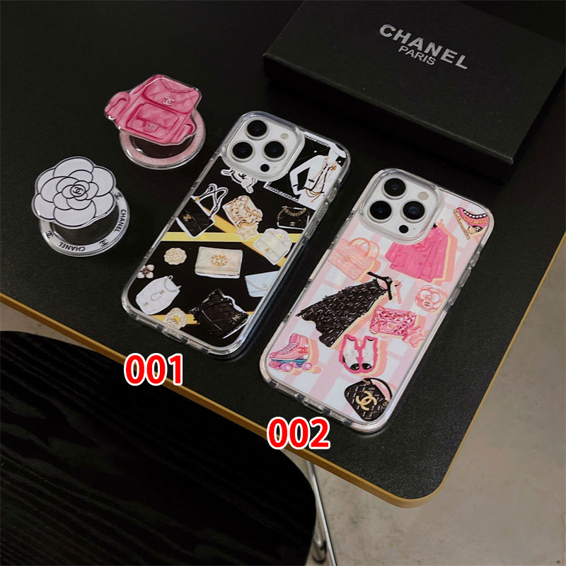 Chanel iPhone 16e/13/14/15 16 Pro Max Wallet Flip Case