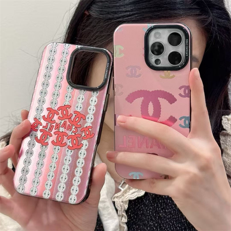 Chanel Luxury designer iPhone 16 plus 15 pro max 16e 15 14 case 