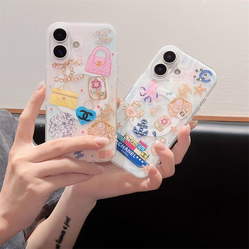 Chanel iPhone 16 plus 15 17 pro max 16e 15 14 case coque cover