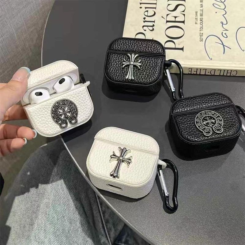 Chrome Hearts Wireless Charging Airpods4 pro 4 2 3 1 Earbuds Case