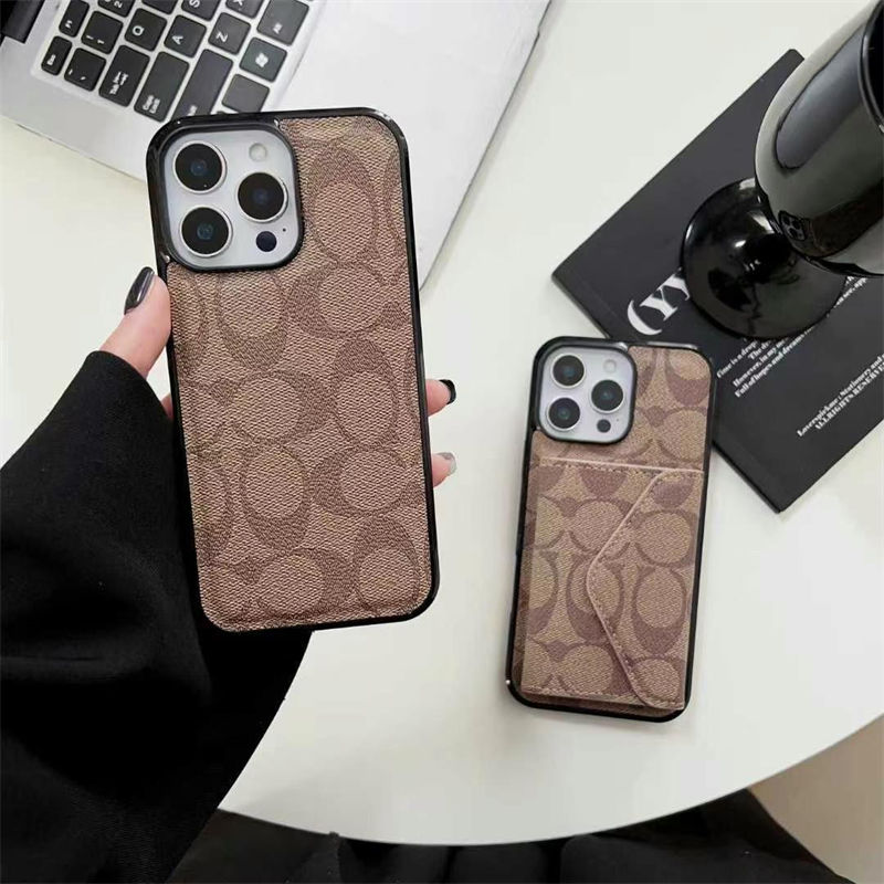 Luxury designer Coach iPhone 16 plus 15 pro max case coque 