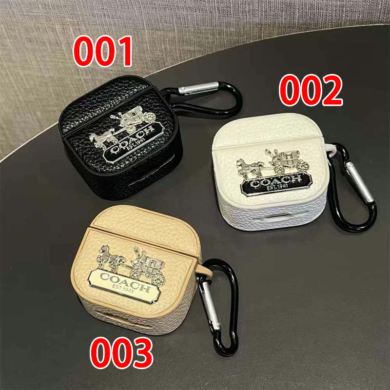 Coach Wireless Charging Case for AirPods4 pro pro2 3 2