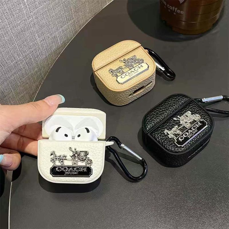 Coach Wireless Charging Airpods4 pro 4 2 3 1 Earbuds Case 