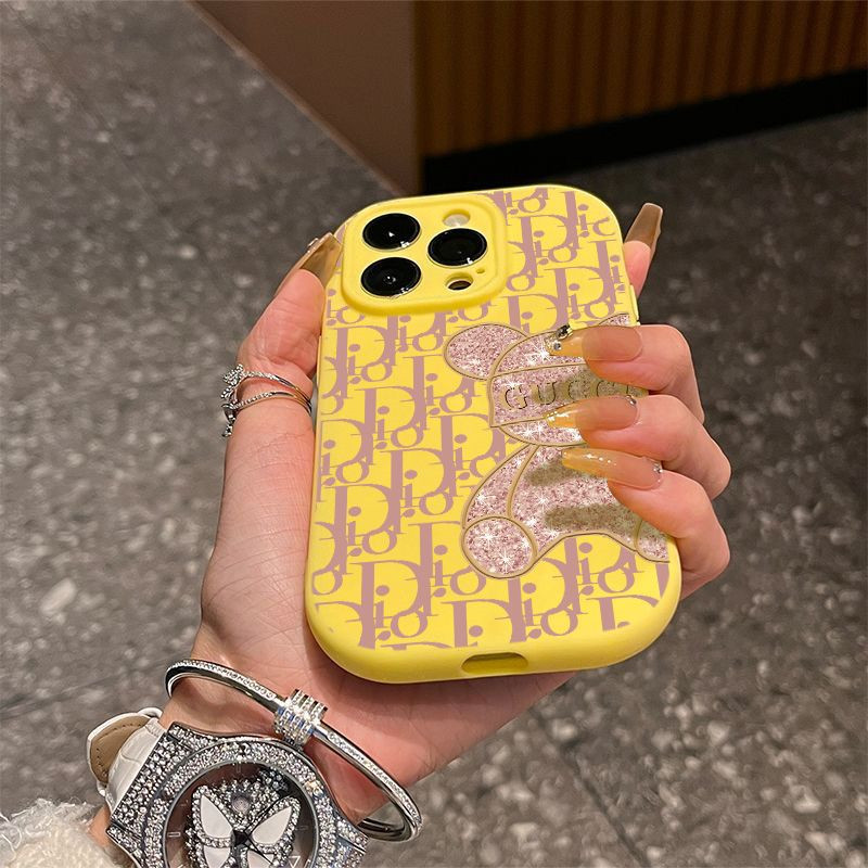 Dior iPhone13/14/15 16 Pro Max Wallet Flip Case 