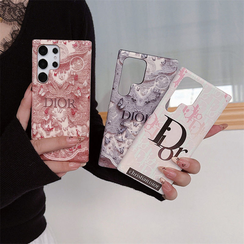 Dior Luxury samsung s25 plus ultra s24 ultra s25 plus Case Back
