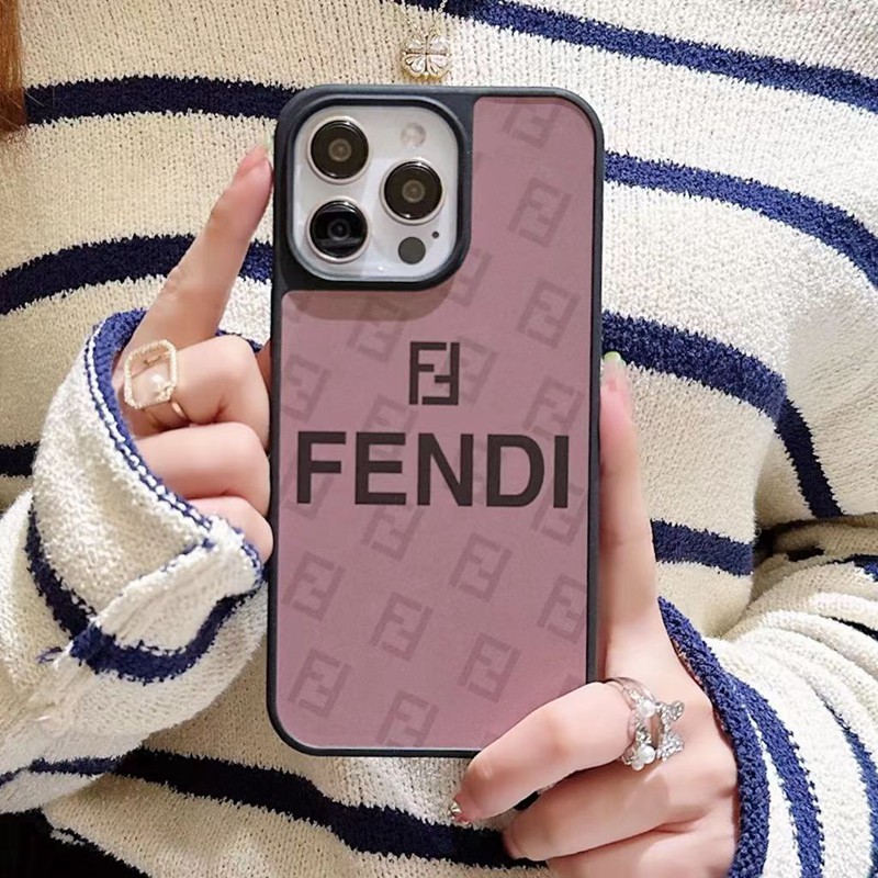 Fendi Luxury designer iPhone 15 plus 15 pro max 14 case