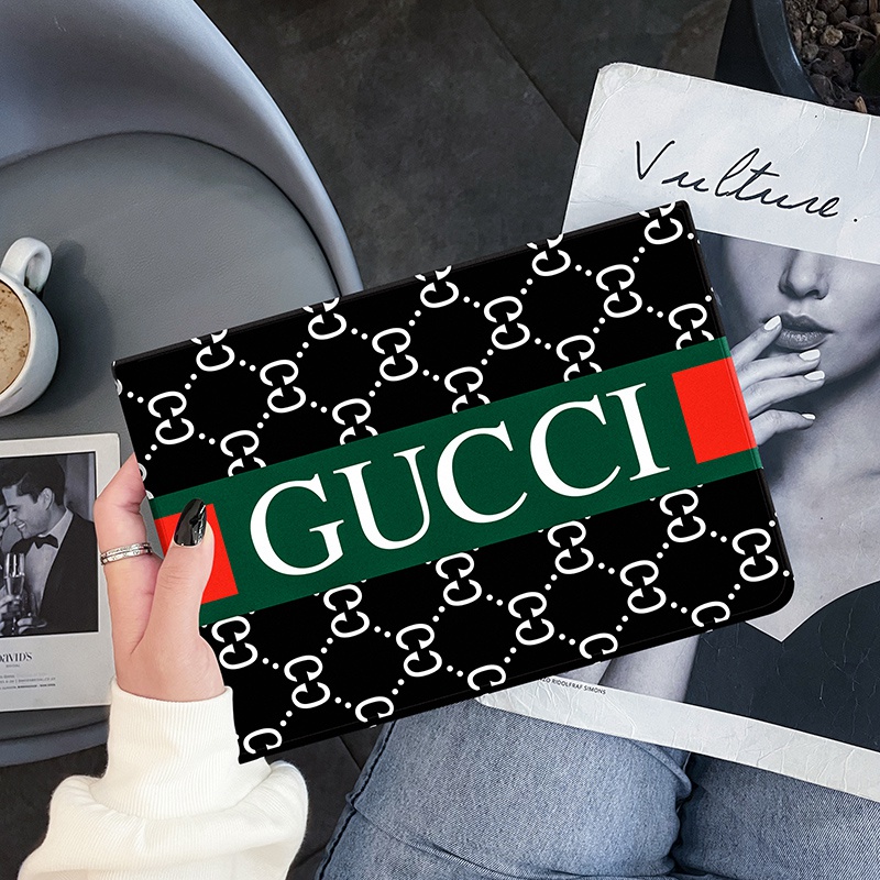 gucci ipad mini 6 ipad pro 2022 Leather Case Cover