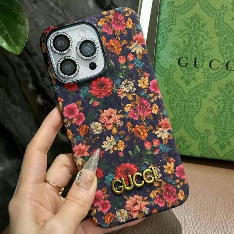 Gucci iphone 14 15 16e Custodia Hulle Funda